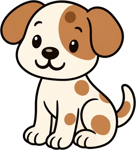 Daisy the Puppy printed in full colour